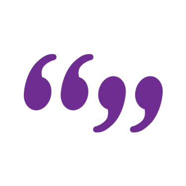 Purple Quote Marks